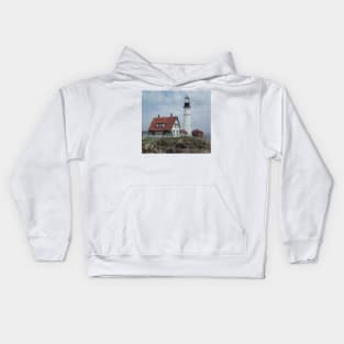 Portland Head Lighthouse Kids Hoodie